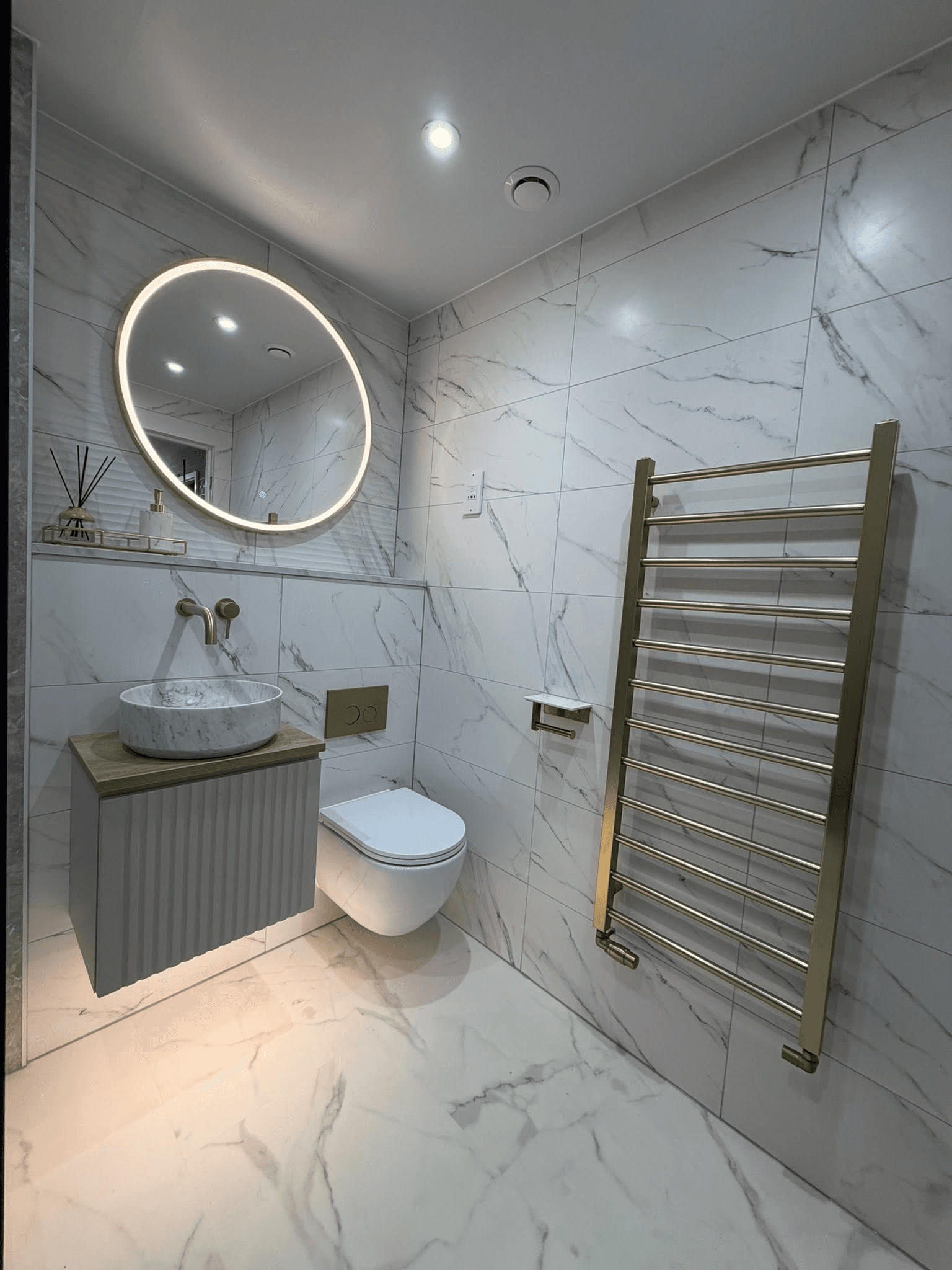 Cooper Plumbing & Heating bathroom project 1