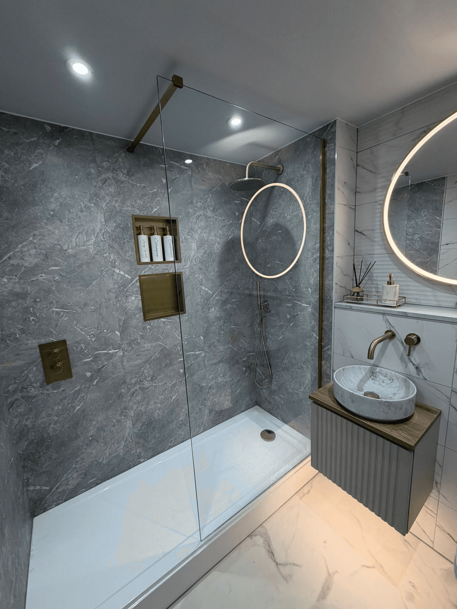 Cooper Plumbing & Heating bathroom project 2