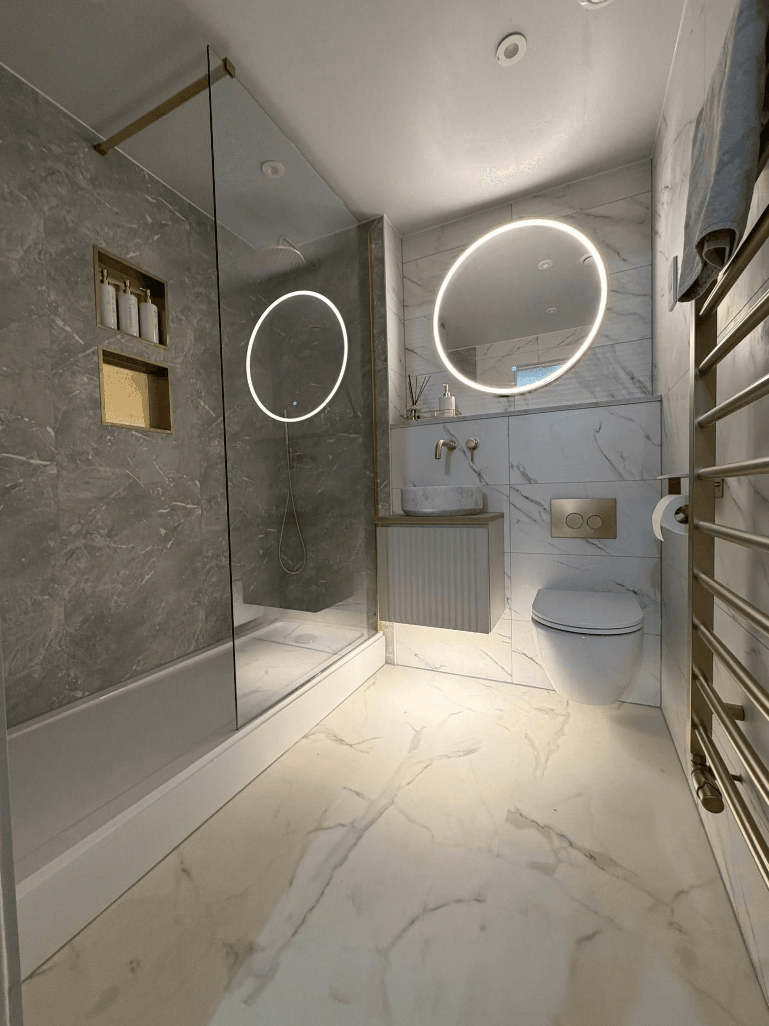 Cooper Plumbing & Heating bathroom project 3